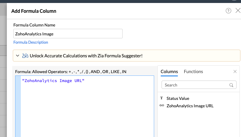 Zoho Analytics: Create a Monitoring System with Images -
