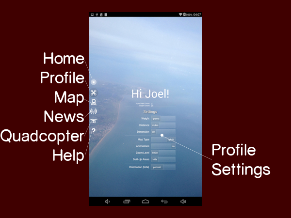 Profile Screen jqa profile screen