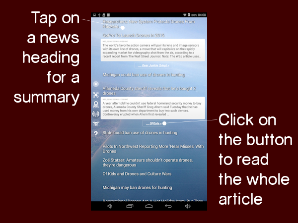 News Screen jqa news screen