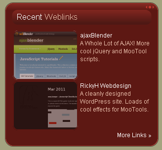 Demo - Joes Quicklist Weblinks