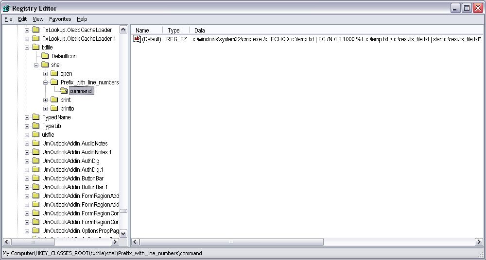 RegEdit Keys, Strings and Values RegEdit Keys, Strings and Values