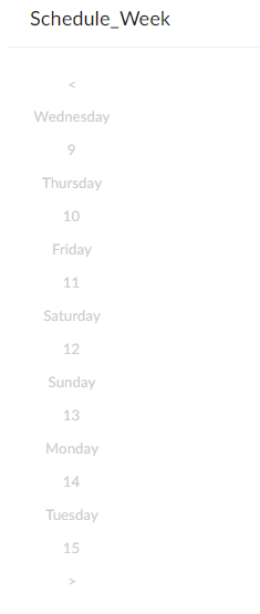 Zoho Creator: Radio Group into Calendar Carousel: Css 1