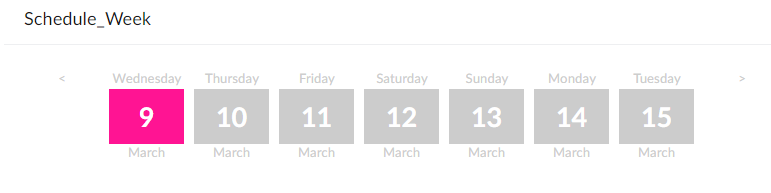 Zoho Creator: Radio Group into Calendar Carousel: Css 1