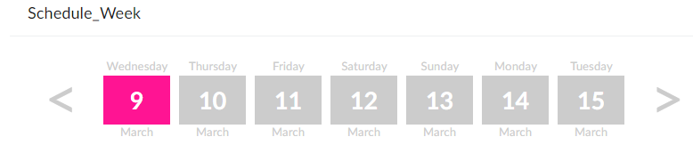 Zoho Creator: Radio Group into Calendar Carousel: Css 1