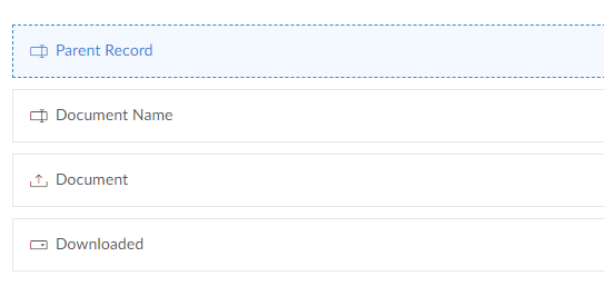 Zoho CRM & Creator: Download attachment and upload to Creator file field: Document Creator Form