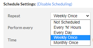 Zoho Analytics: Setup DataSource via FTP Connection: Repeat