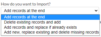 Zoho Analytics: Setup DataSource via FTP Connection: Append, Replace, Insert New