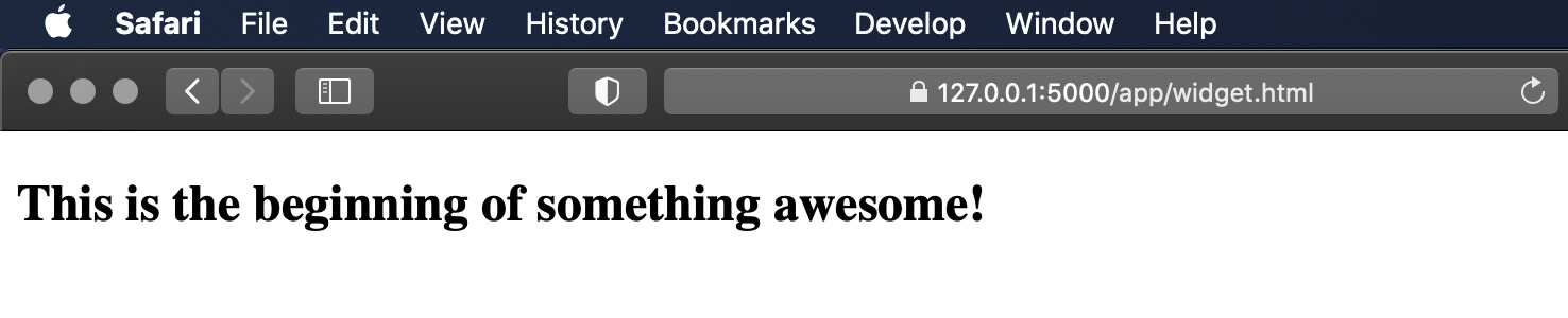 Safari - Preview Changes