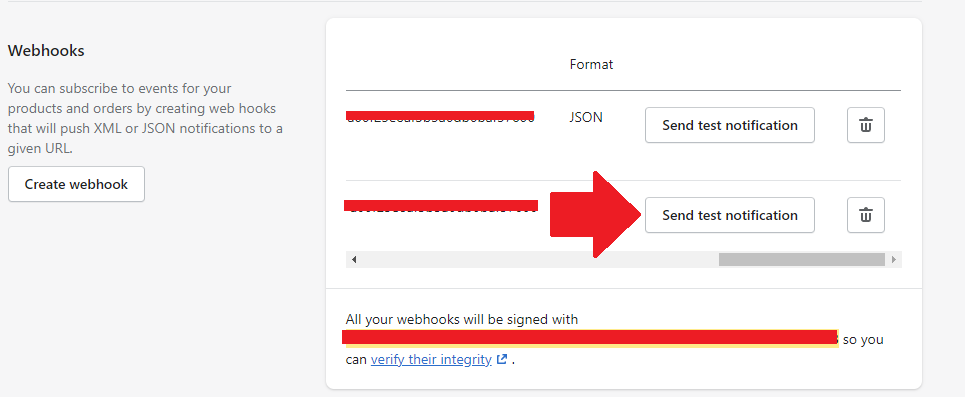 Shopify Webhook to Zoho Creator: Testing