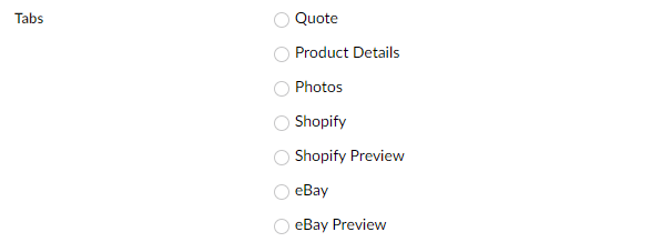 Zoho Creator: Radio to Tabs: Original Look